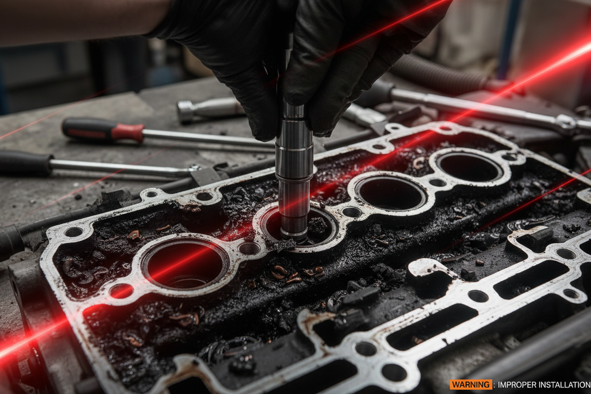 5 Erreurs Fatales lors du Changement d'un Injecteur Diesel (et comment les éviter)