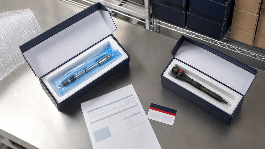 Cycle d’échange d’un injecteur reconditionné et retour de l’ancienne pièce