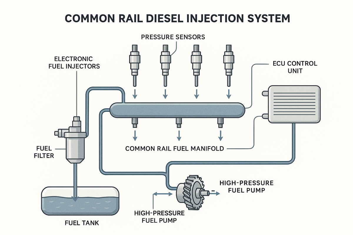 Système Common Rail Diesel : Guide Complet et Avantages