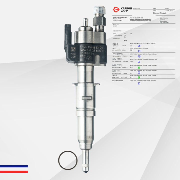 BMW Injecteur d’injection essence 13537589048-01 – VDO 13537565137 – N43 N53 – injecteur reconditionné, vue 1